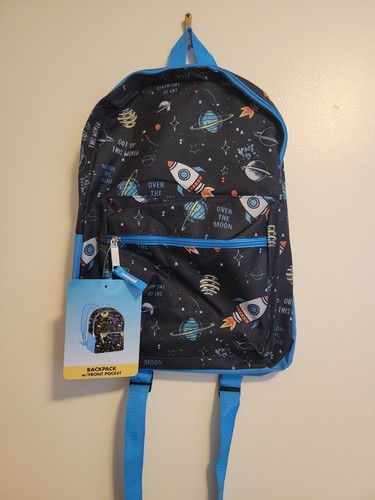 Space themed backpack - space,