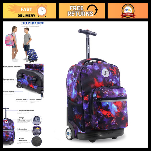 Kids rolling backpack with - rolling,