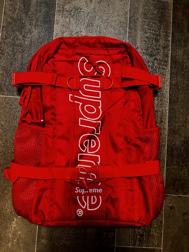 Supreme backpack red with - supreme,