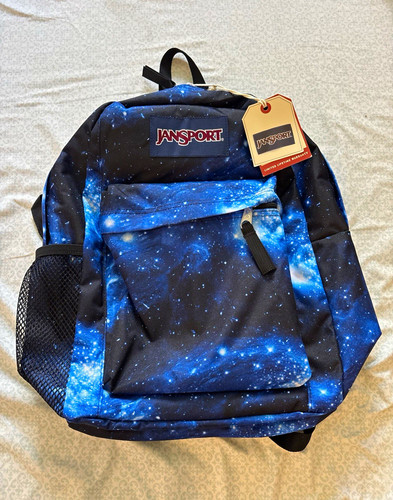 Jansport blue black galaxy - jansport, blue/black